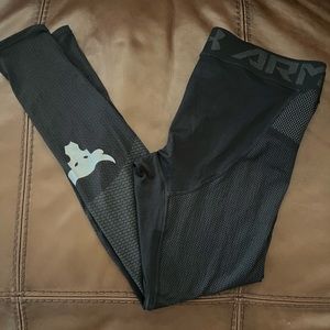 Mens Under Armour Project Rock No Bull Heatgear Compression Tights